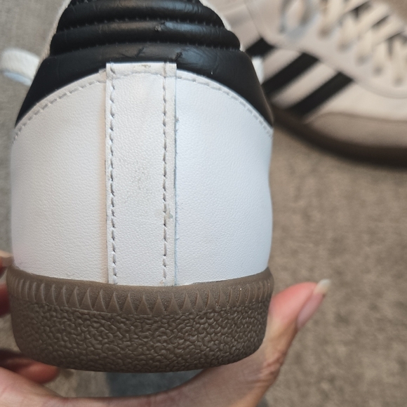 Adidas Samba White and Black Trainers Size 8 - Picture 15 of 16